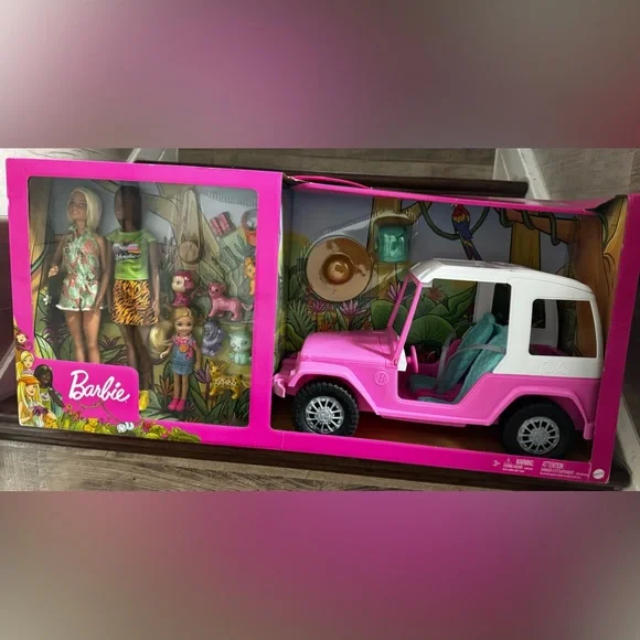 Barbie Toys Barbie Sister Wildlife Adventure Jeep Set New Poshmark